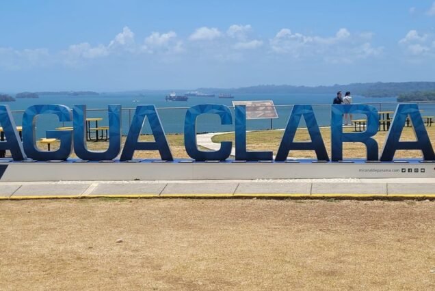 Esclusa de Agua Clara en el Canal de Panamá.