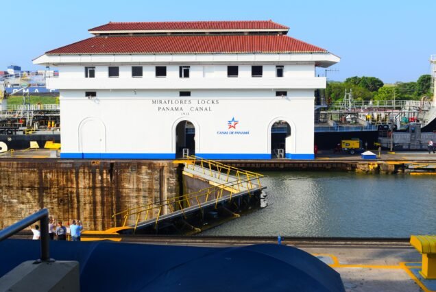 Miraflores lock with LDS Global Adventures (Formerly Embera Tours) in panama